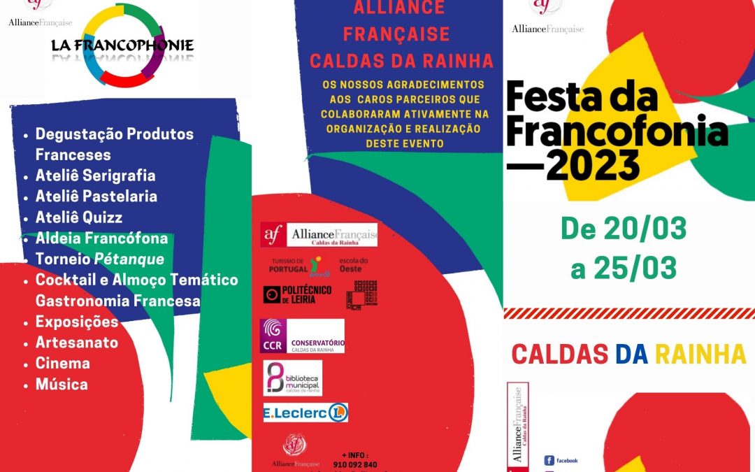 PROGRAMA DA FESTA DA FRANCOFONIA CALDAS DA RAINHA